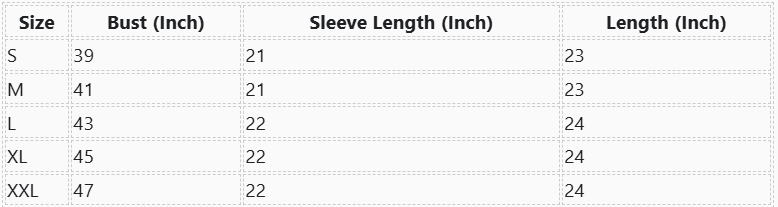 Size Guide