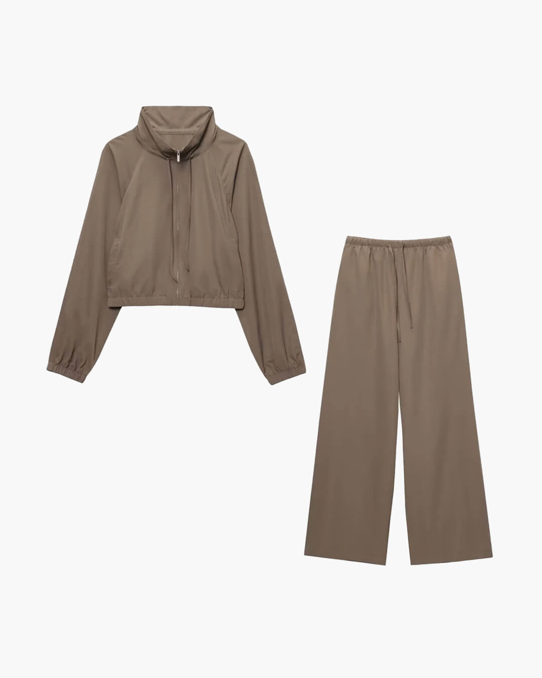 Completo blazer sartoriale Angela e pantaloni a gamba larga
