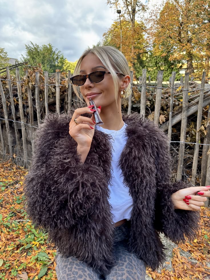ZEYA Nadine Short Faux Fur Coat