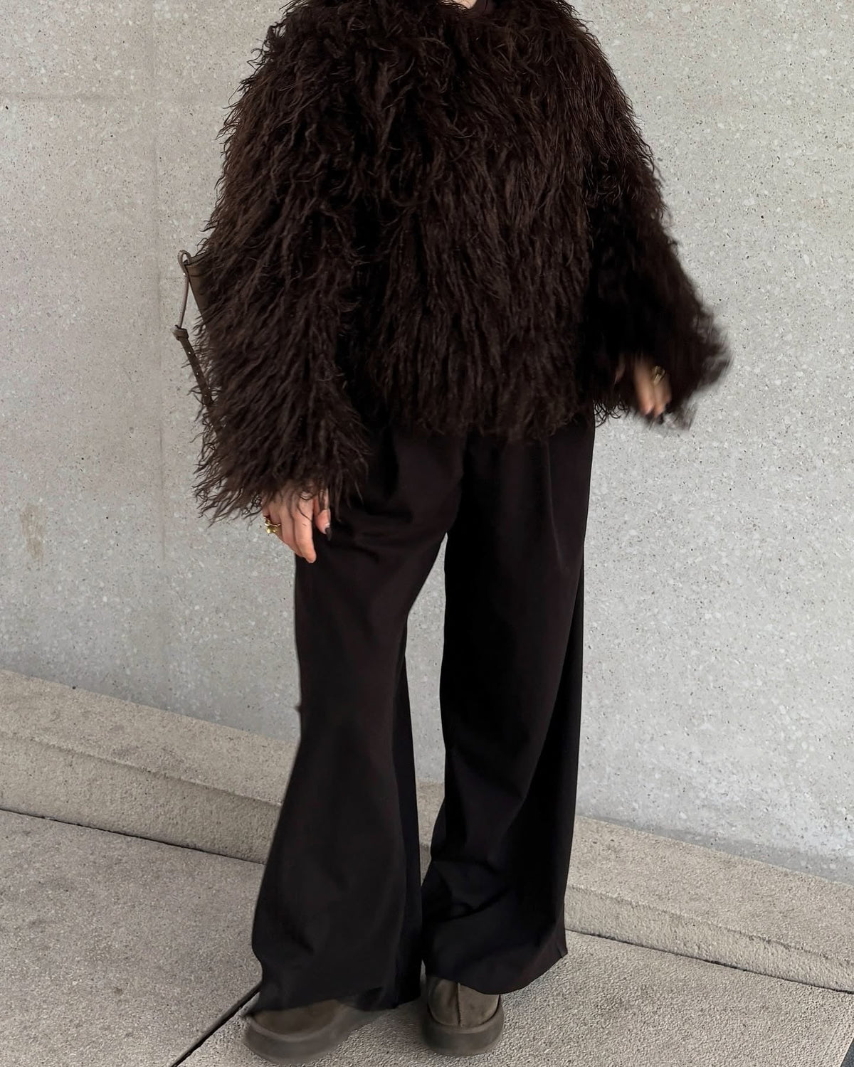 ZEYA Nadine Short Faux Fur Coat