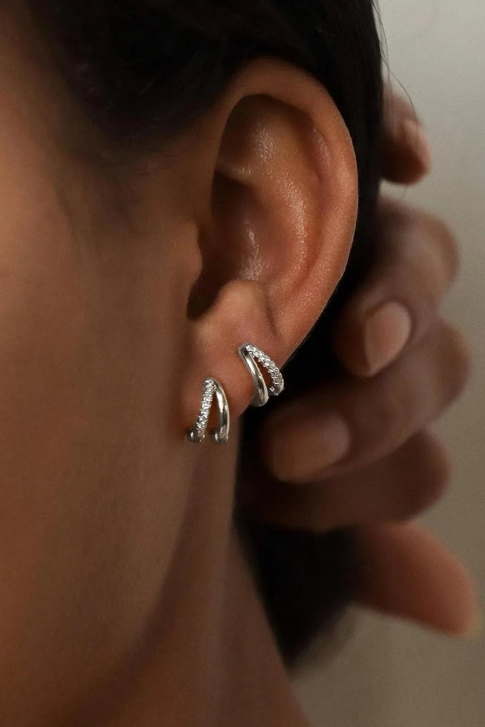 ZEYA - Adela Huggie Hoop Earrings