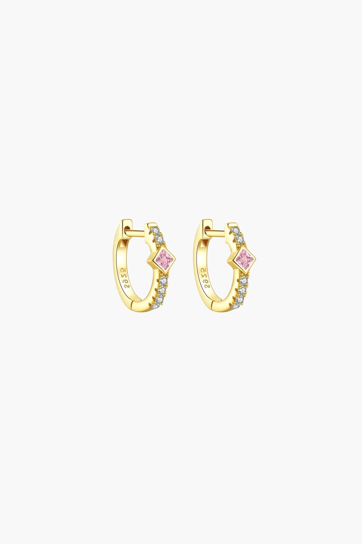 ZEYA - Amber Hoop Earrings