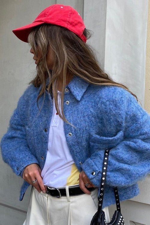 ZEYA - Annie Snap Button Blazer Jacket