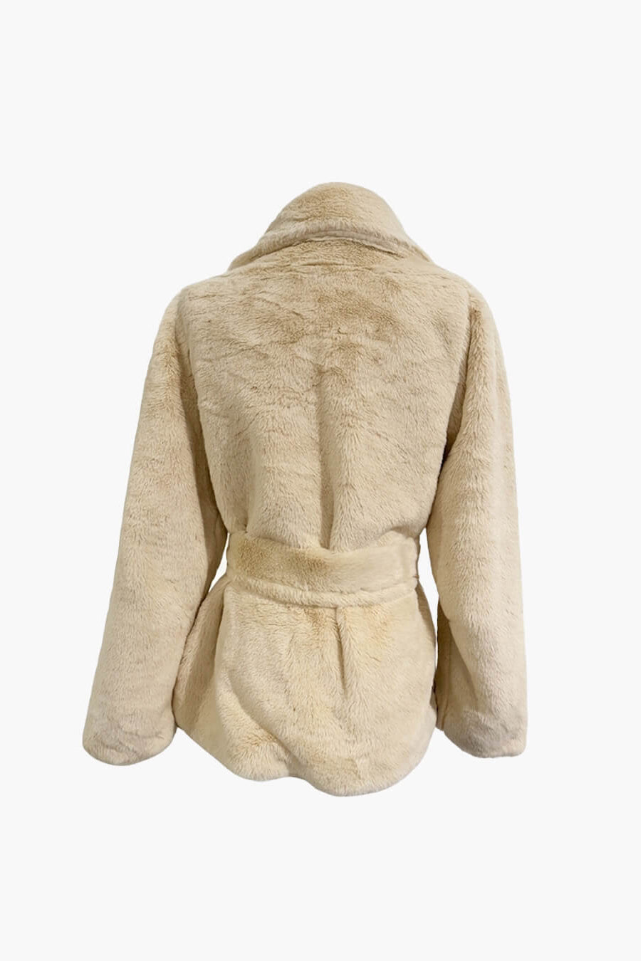 ZEYA - Ariana Faux Fur Coat with Belt
