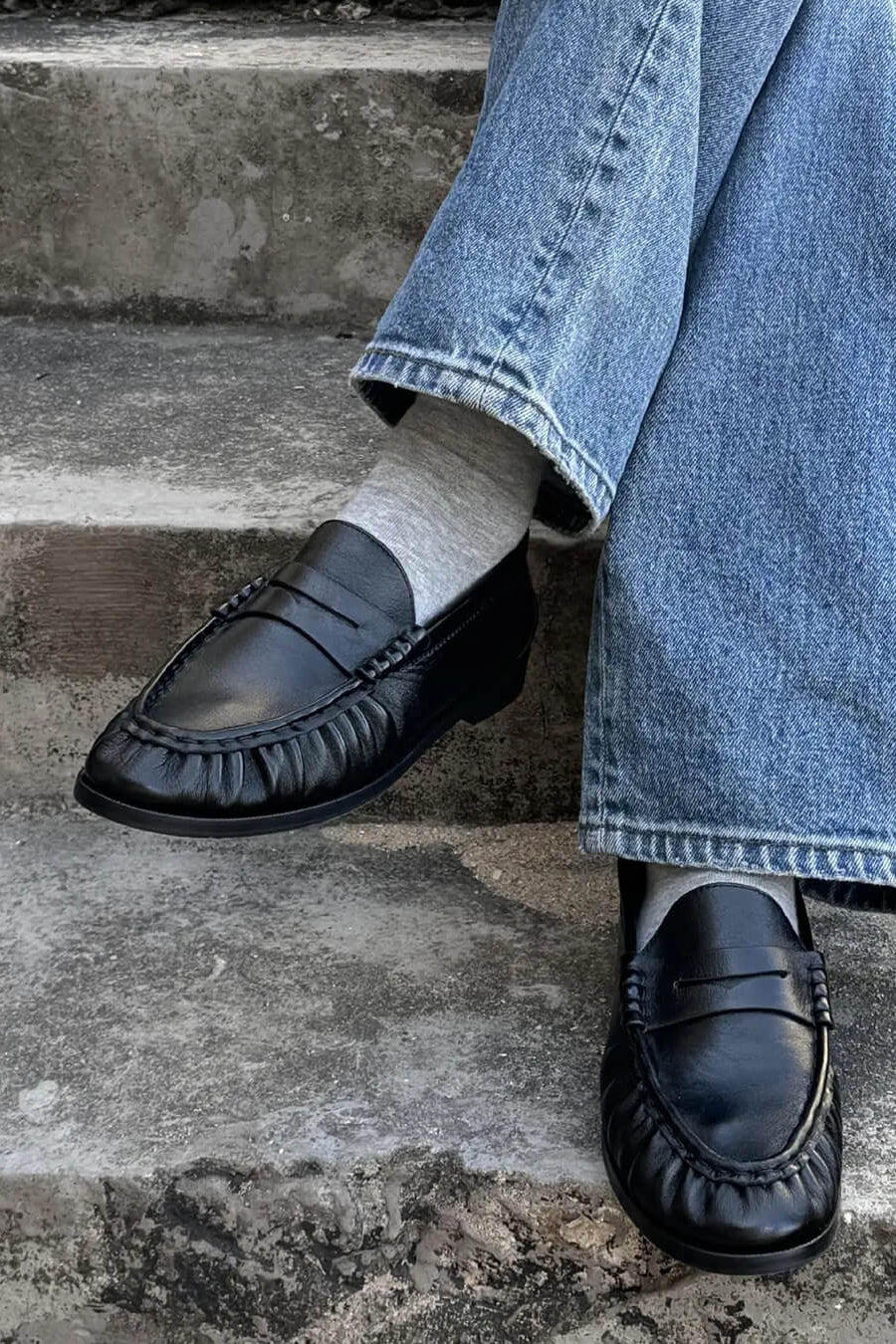 ZEYA - Ava Faux Leather Slip-On Loafers