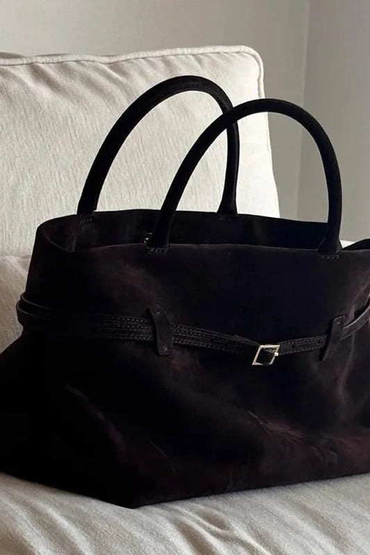 ZEYA - Ava Frosted Suede Tote Bag