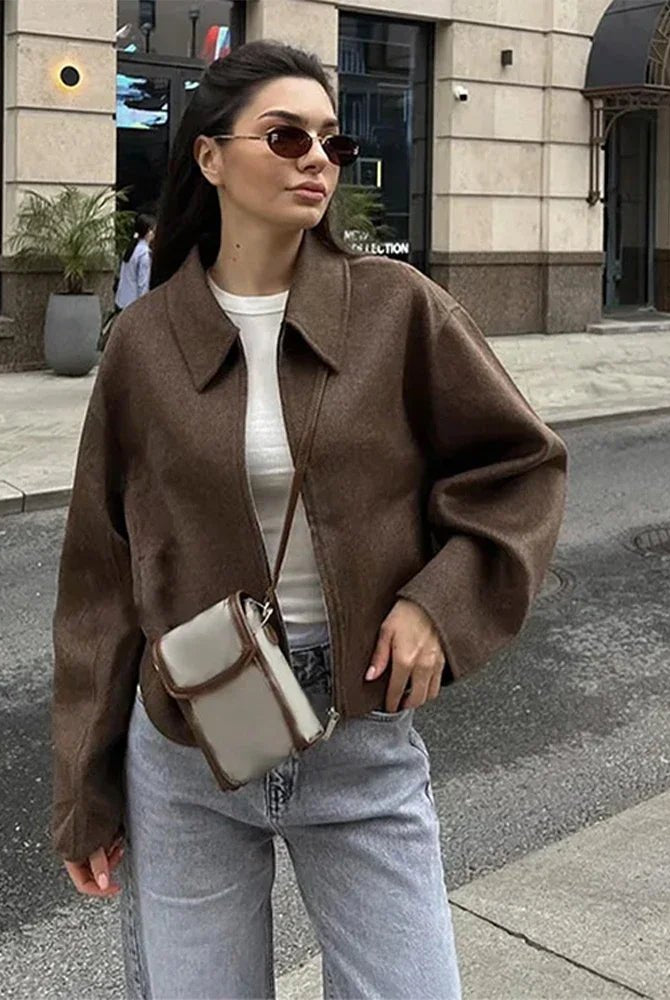 ZEYA - Bailey Brown Vintage Jacket