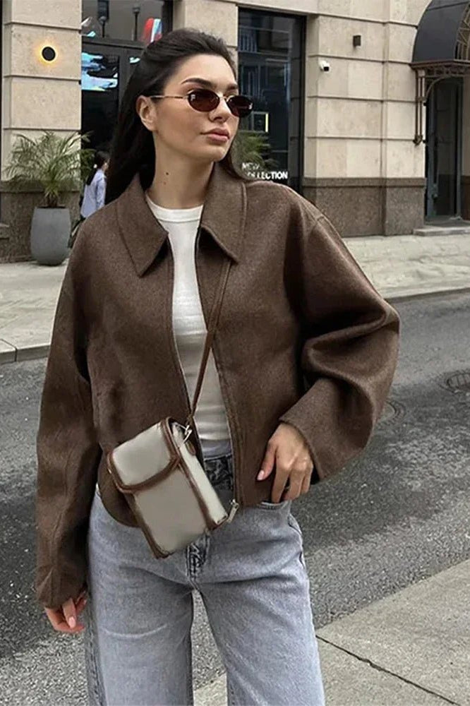 ZEYA - Bailey Brown Vintage Jacket