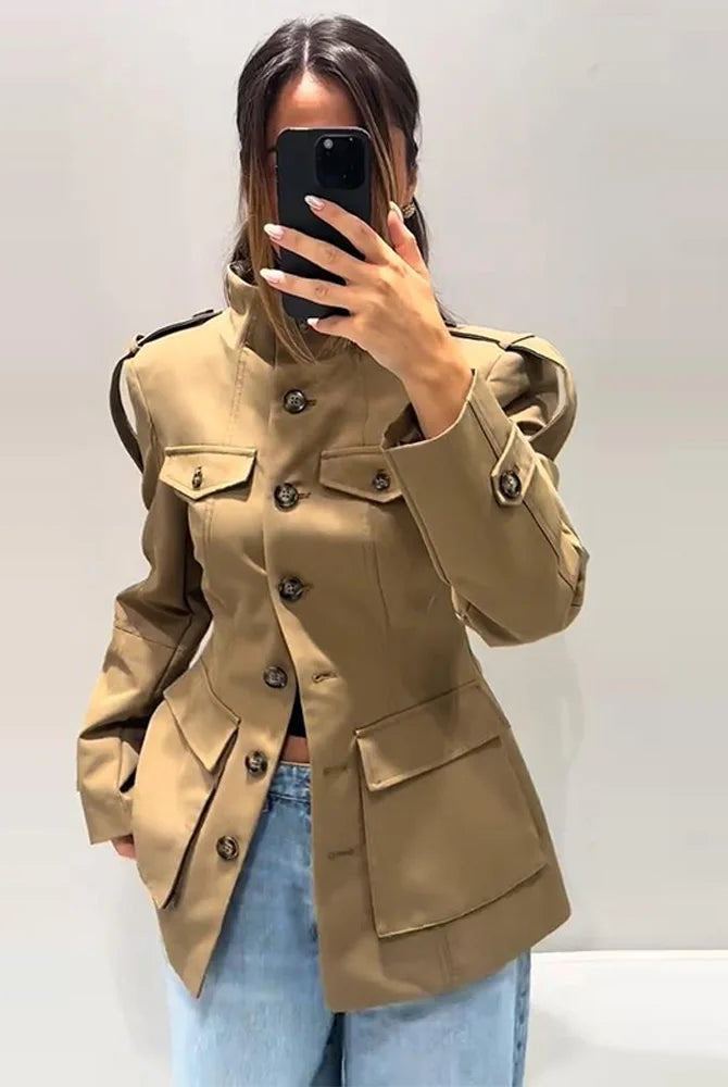 ZEYA - Belinda Slim Fit Trench Coat