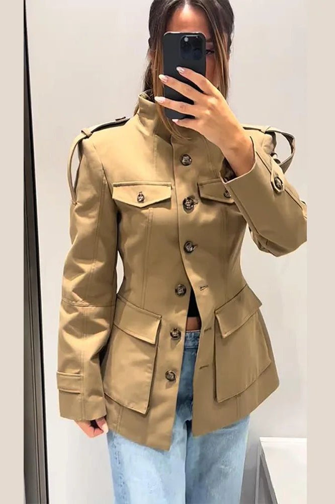 ZEYA - Belinda Slim Fit Trench Coat
