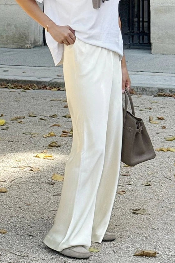 ZEYA - Brie Satin Flare Pants