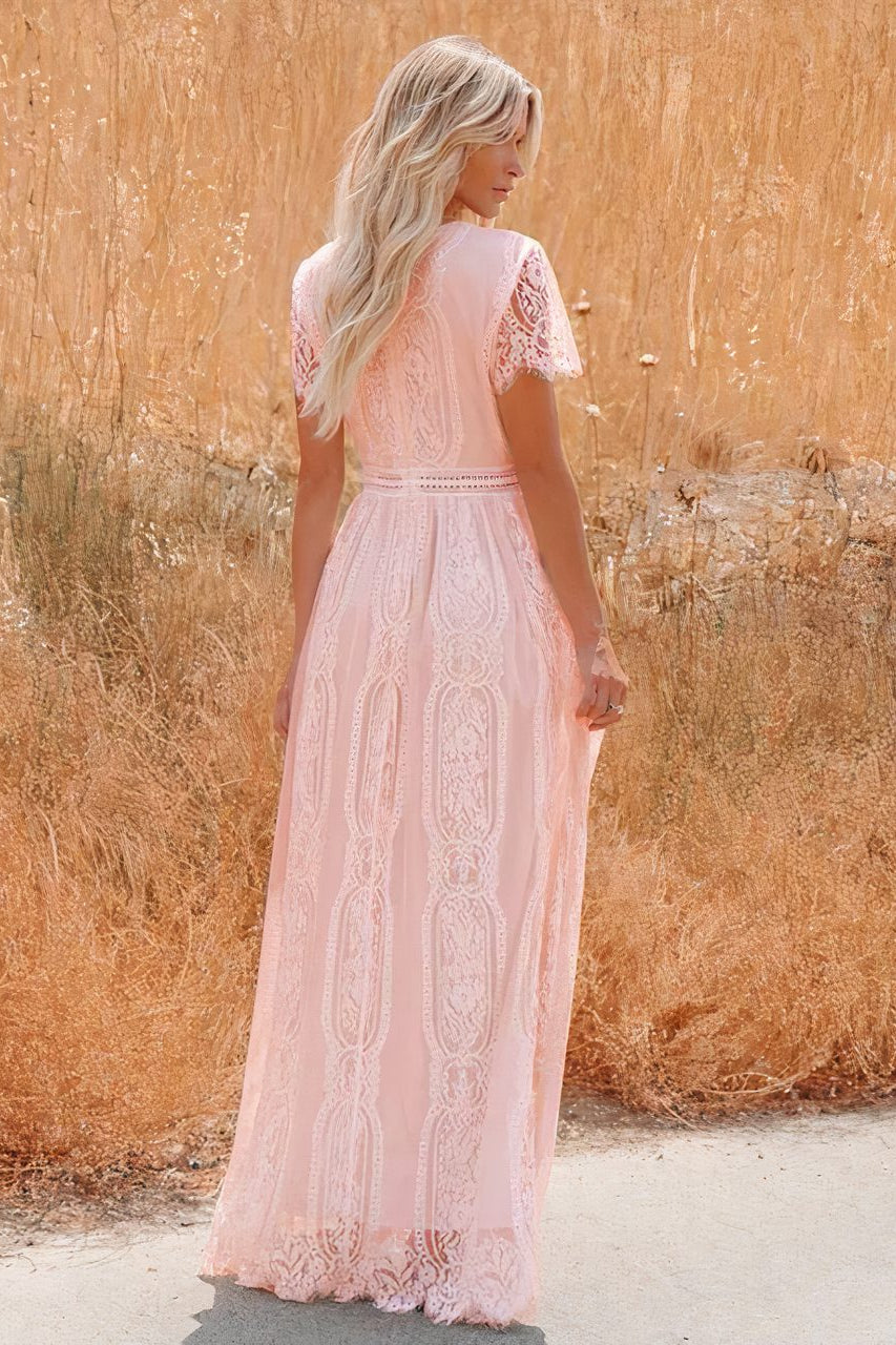 ZEYA - Celestine Bohemian Lace Maxi Dress