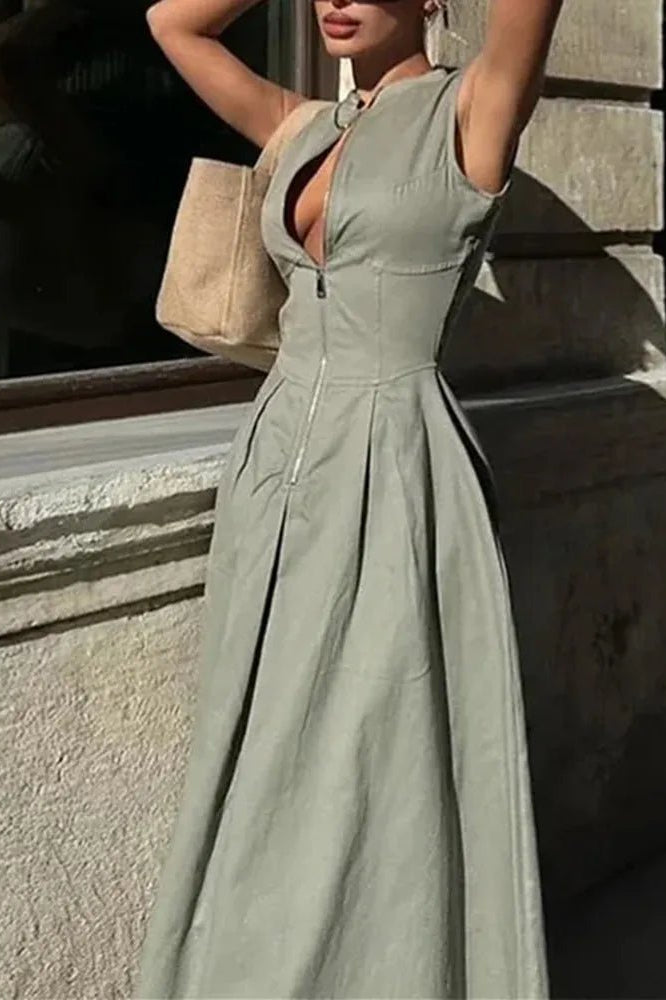 ZEYA - Celia Sleeveless Midi Dress
