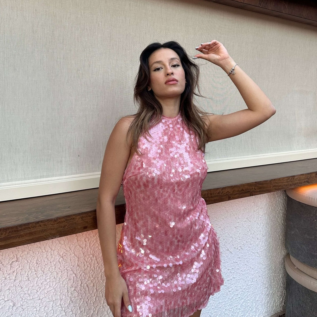 ZEYA - Claudine Sequin Mini Dress