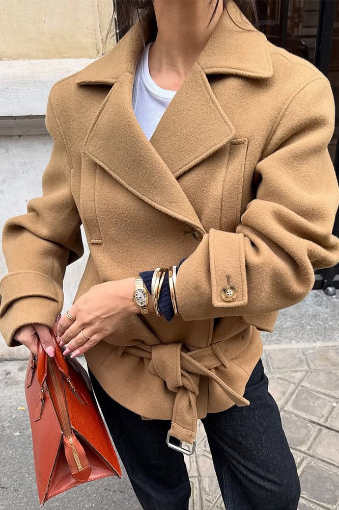 ZEYA - Corinne Belted Short Coat