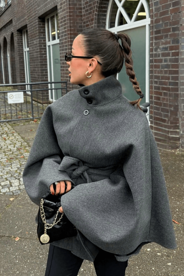ZEYA - Daniela Belted Cape Jacket