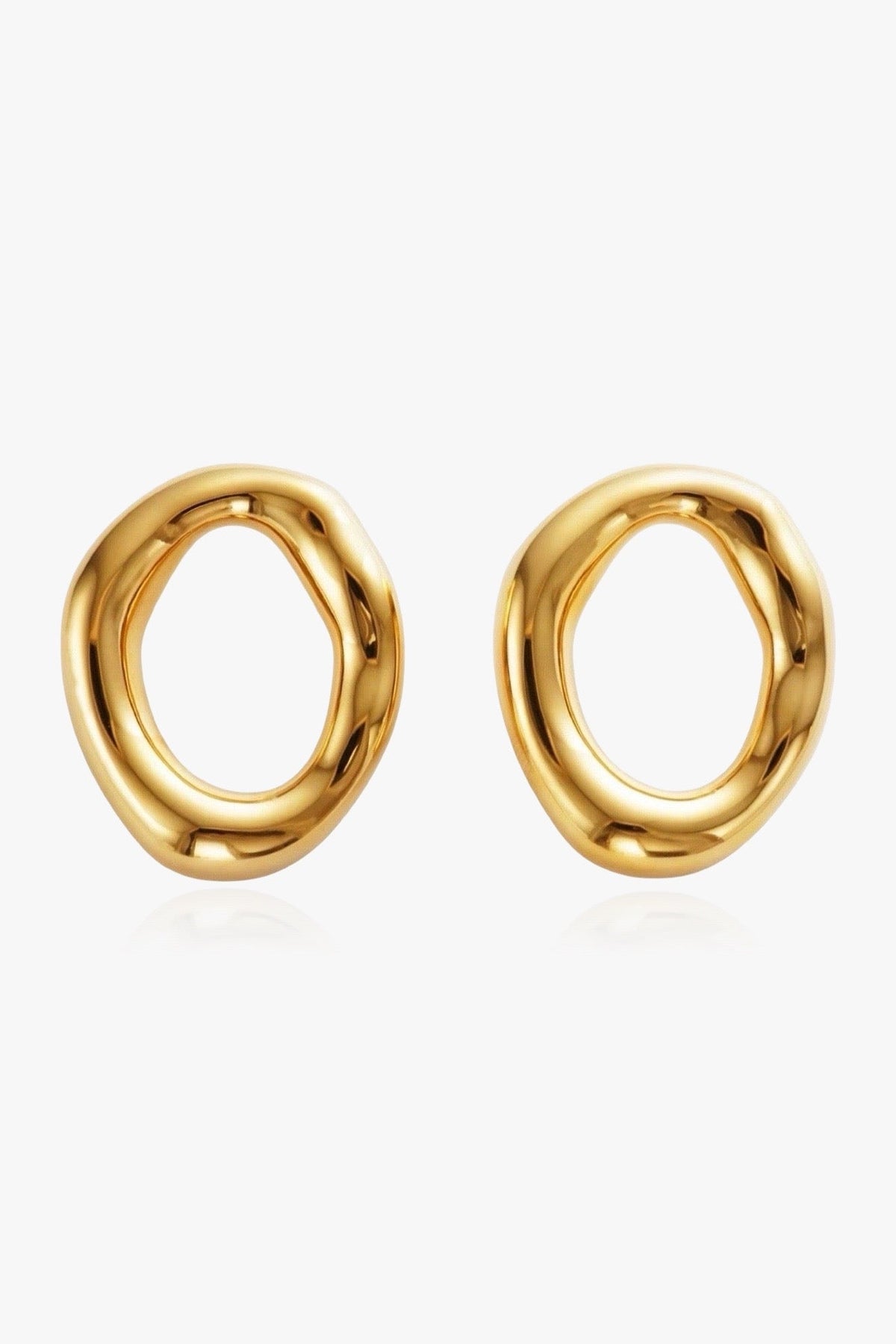 ZEYA - Delilah Round Circle Earrings