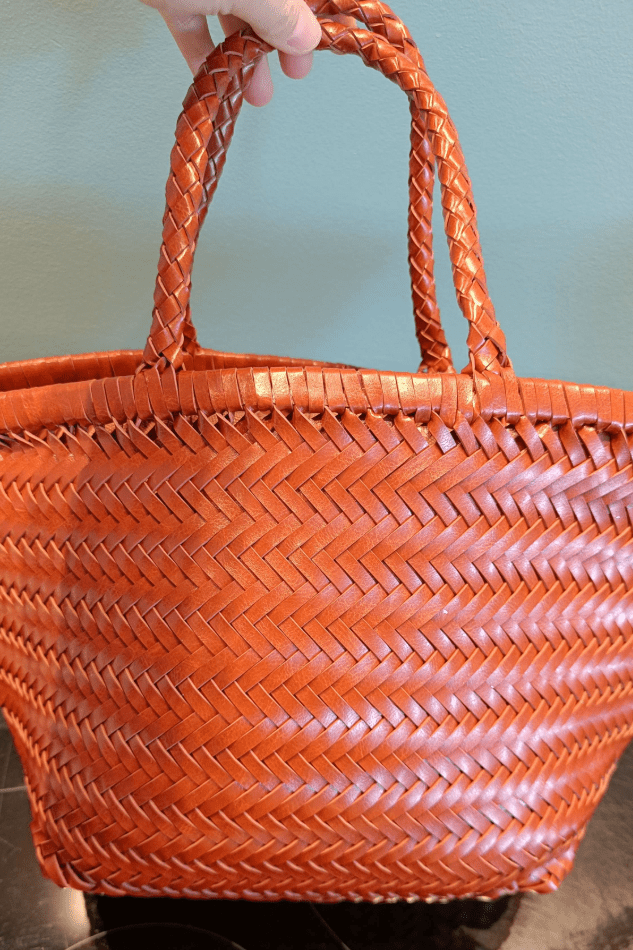 ZEYA - Eira Handwoven Leather Tote Bag