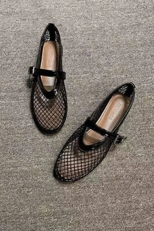ZEYA - Elena Breathable Mesh Mary Jane Sandals
