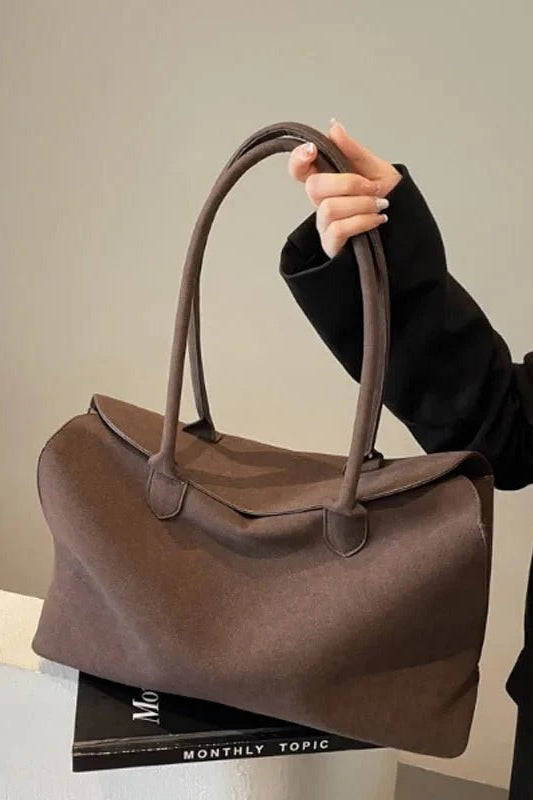 ZEYA - Elisa Suede Shoulder Bag