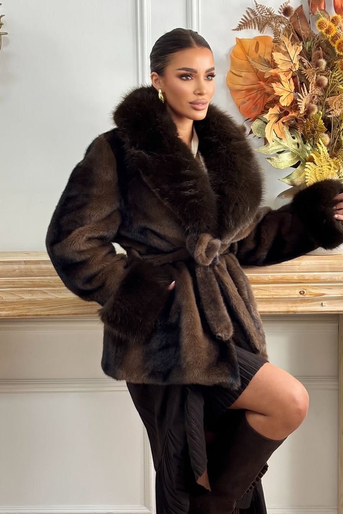 ZEYA - Erica Faux Fur Coat
