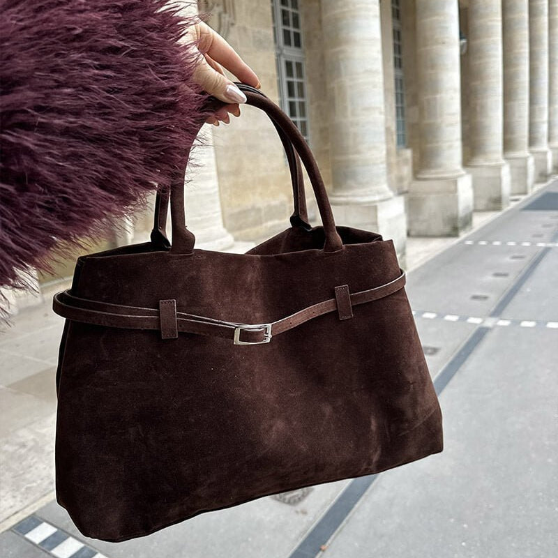 ZEYA - Fiona Suede Crossbody Bag