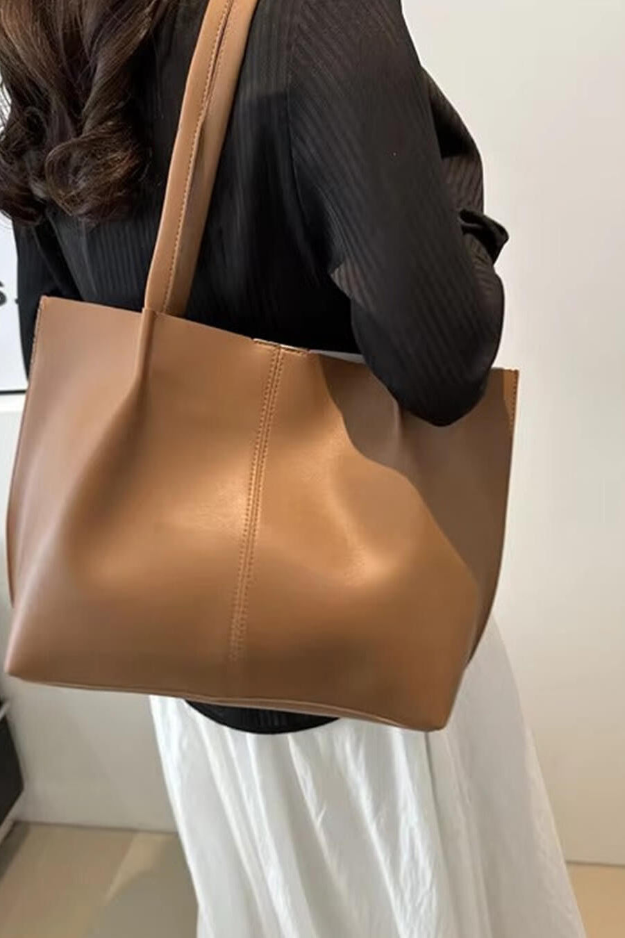 ZEYA - Francesca Faux Leather Tote Bag