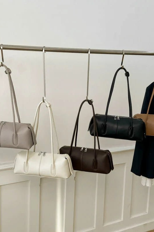 ZEYA - Hannah Cylindrical Leather Shoulder Bag