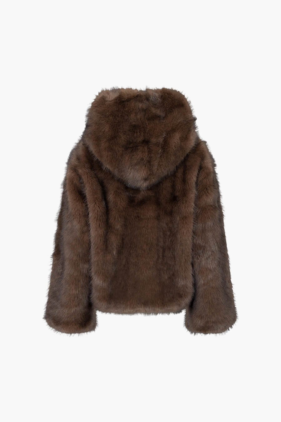 ZEYA - Hannah Faux Fur Hooded Short Coat