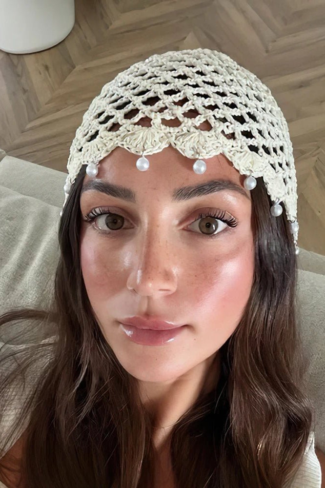 ZEYA - Jane Crochet Hollow Beanie