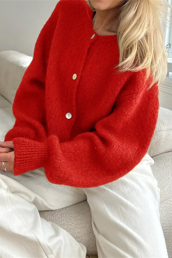 ZEYA - Jasmine Fuzzy Knit Cardigan
