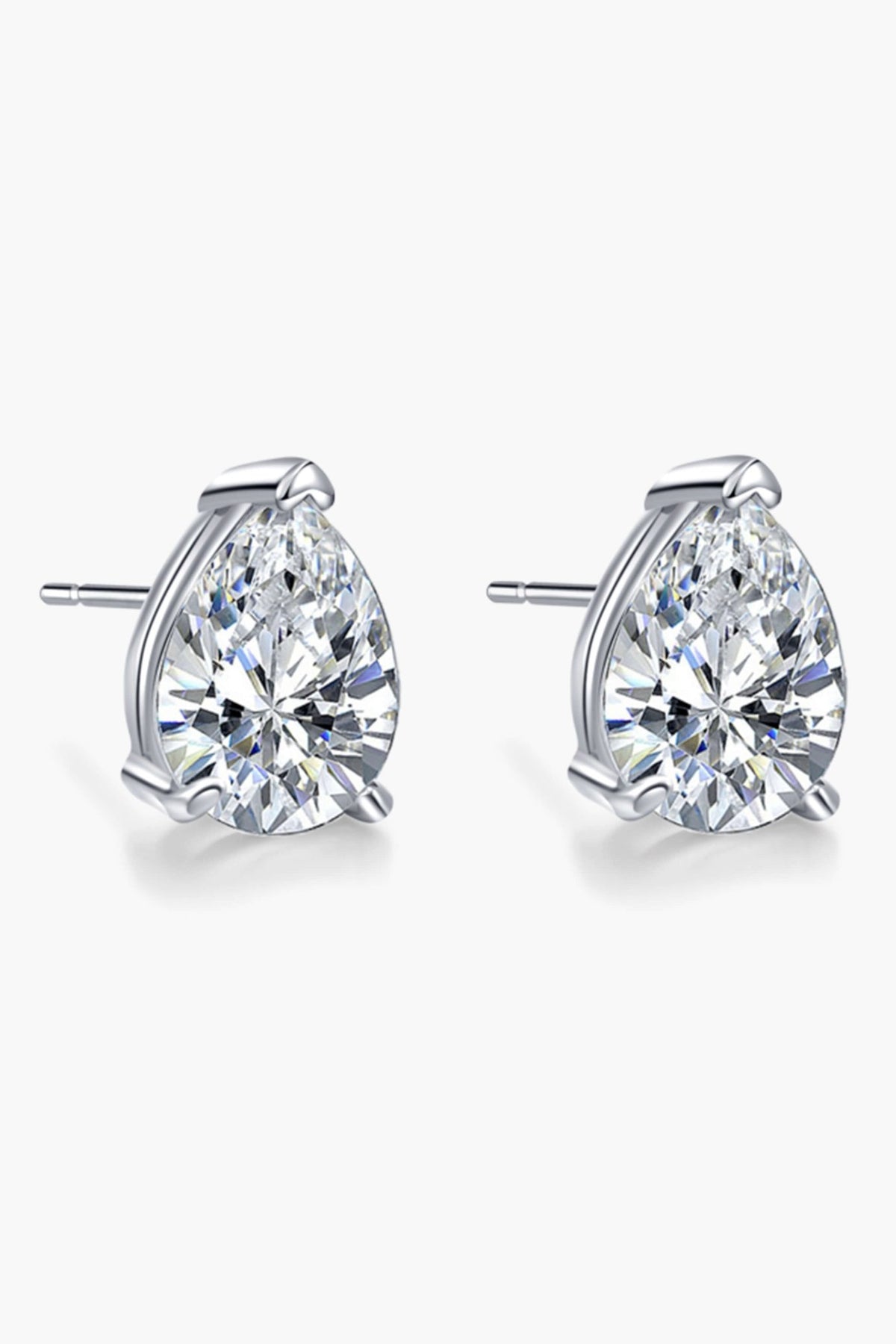 ZEYA - Kath Pear Cut Zirconia Stud Earrings