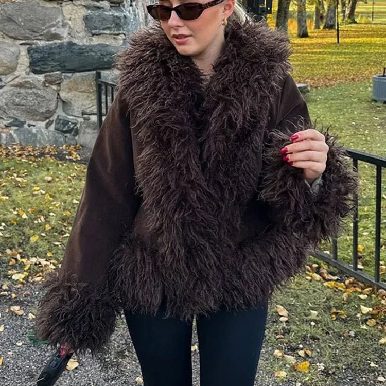 ZEYA - Kathy Plush Faux Fur Coat