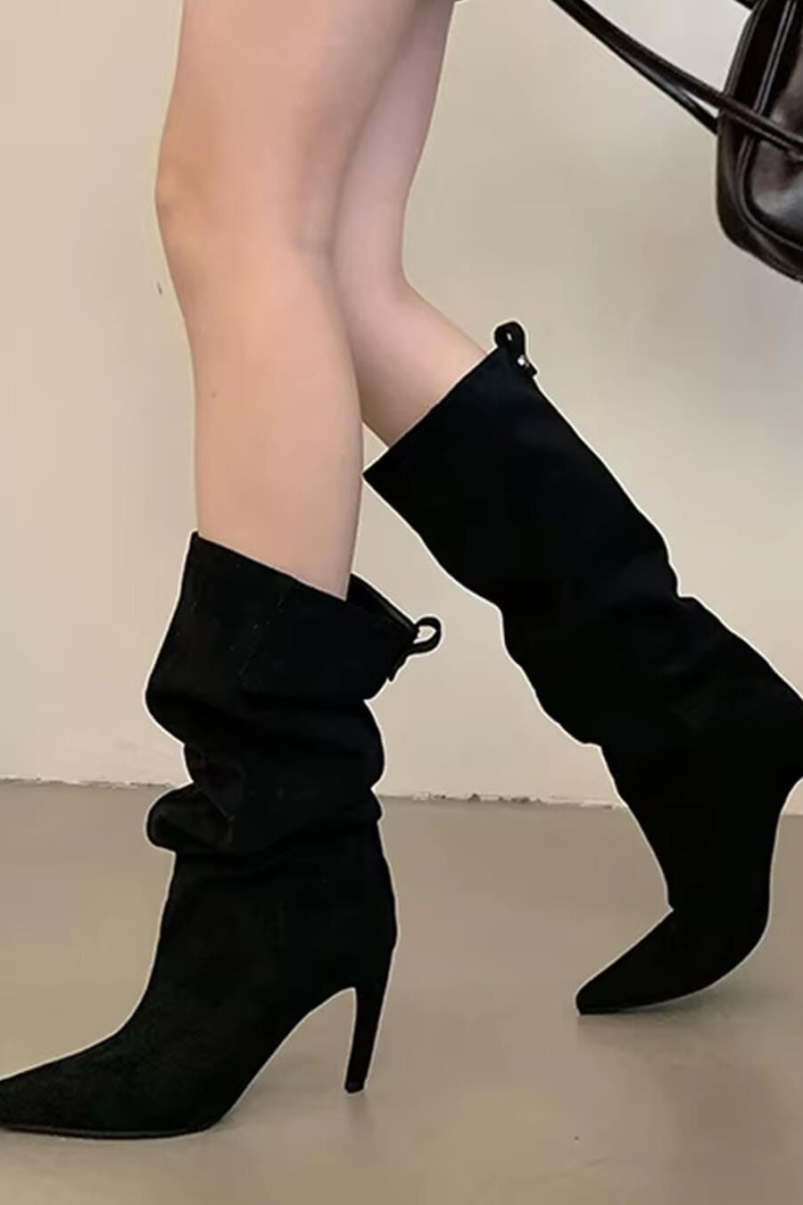 ZEYA - Kendra Suede Knee High Boots