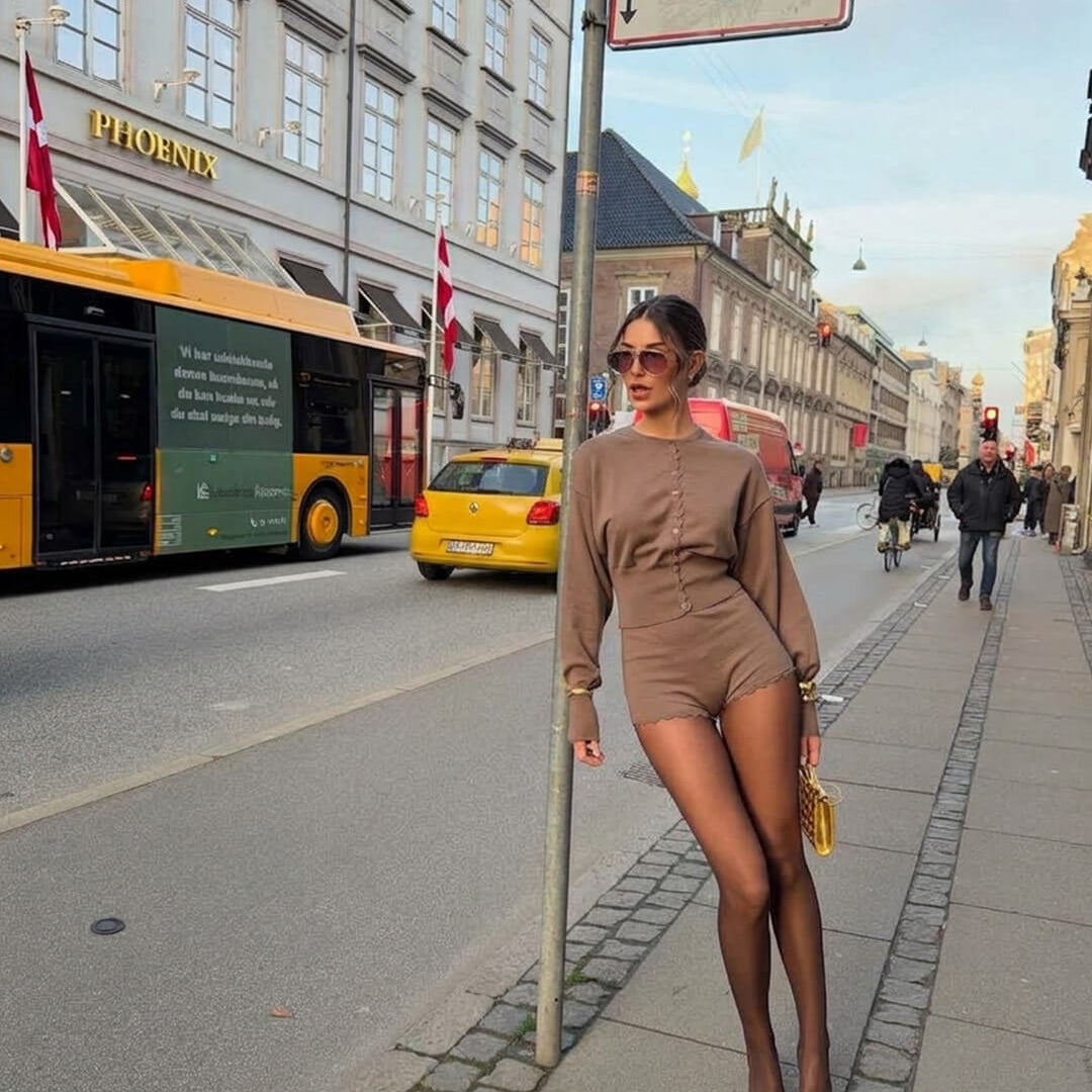 ZEYA - Layla Ribbed Knit Two-Piece Set