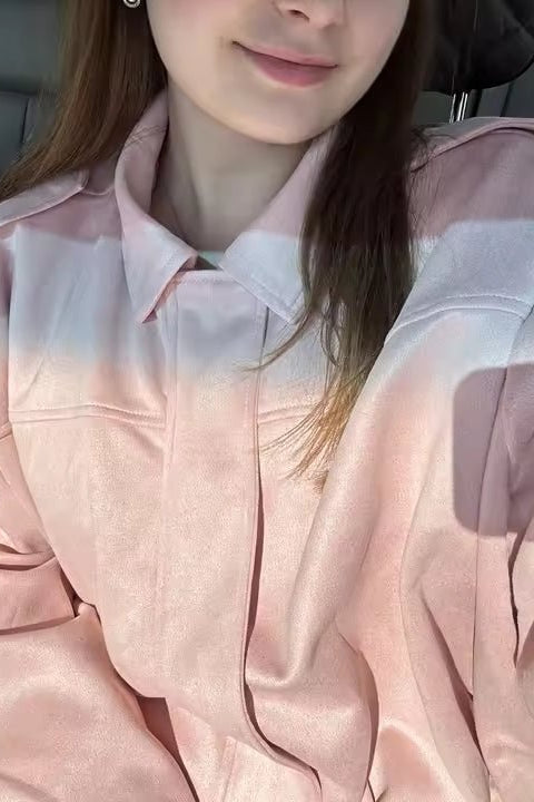 ZEYA - Lori Suede Bomber Jacket
