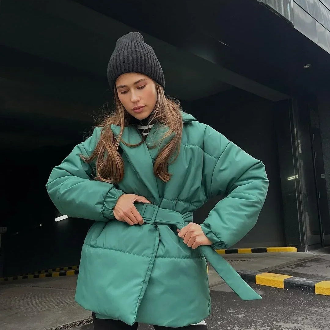 ZEYA - Lou Belted Puffer Jacket