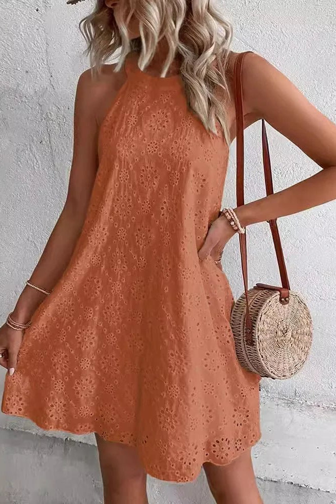 ZEYA - Maria Bohemian Embroidered Mini Dress