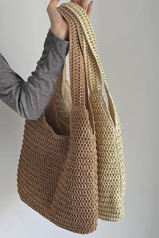 ZEYA - Marina Woven Straw Tote