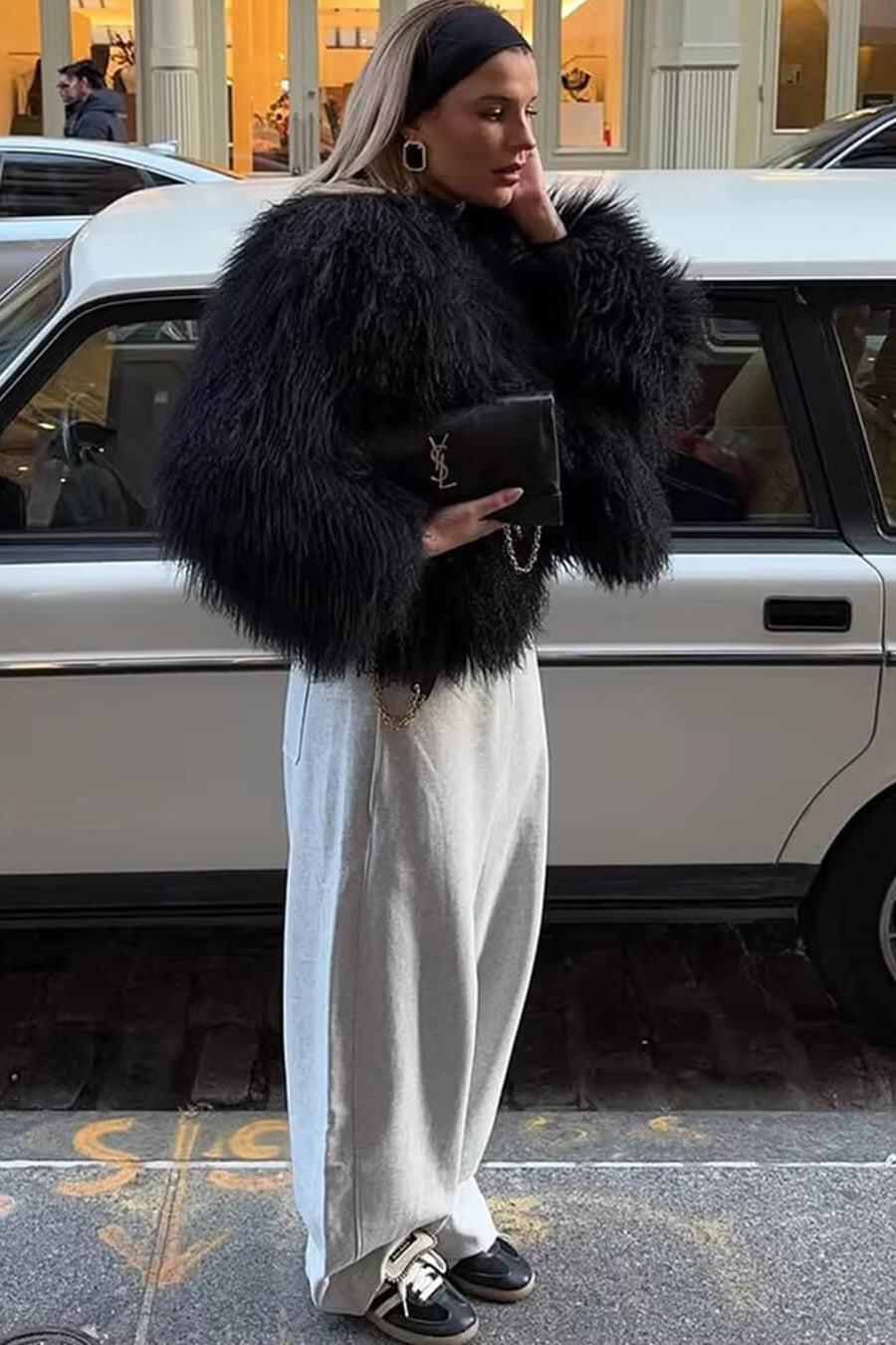 ZEYA - Nadine Short Faux Fur Coat