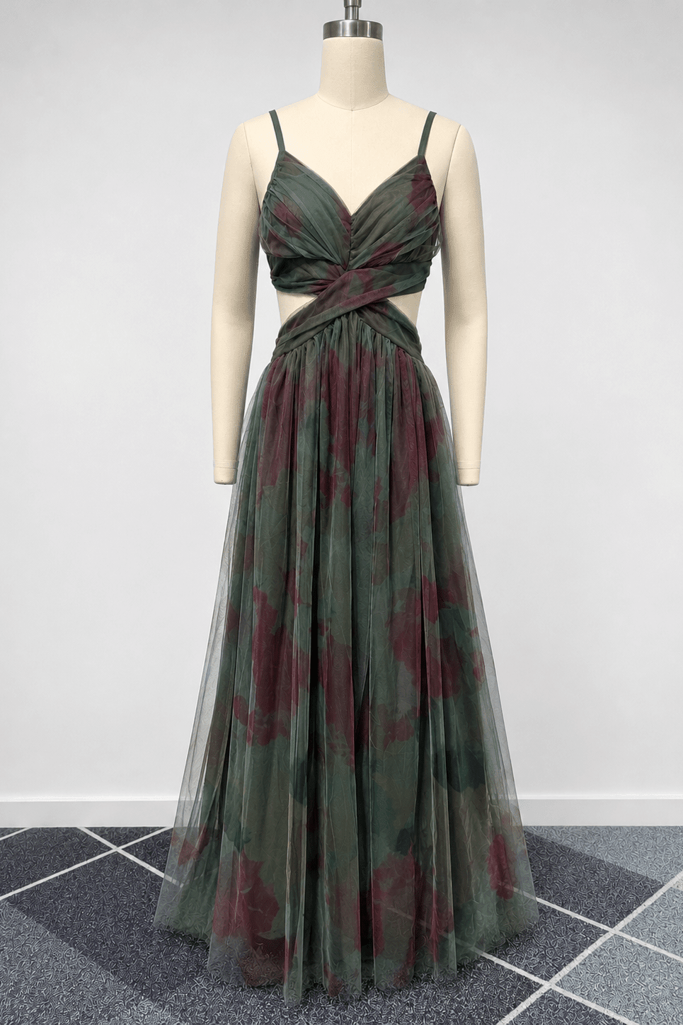 ZEYA - Naomi Floral Mesh Maxi Dress