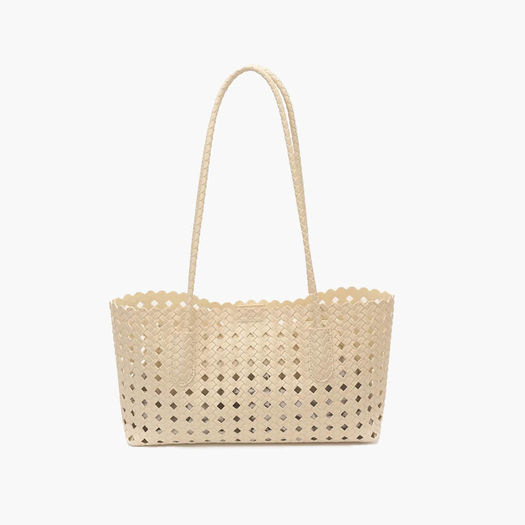 ZEYA - Nicole Woven Straw Tote