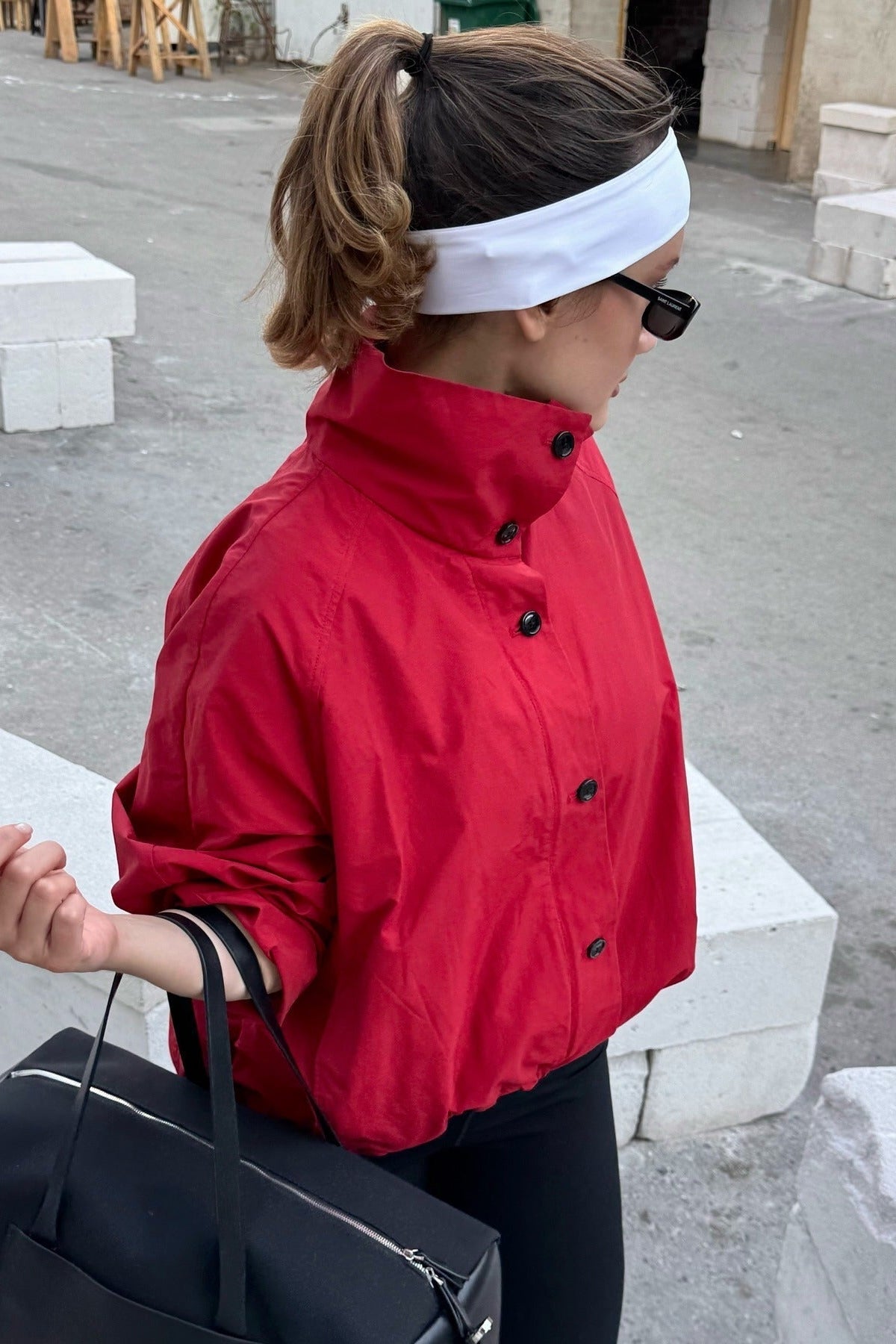 ZEYA - Polly High - Neck Bomber Jacket