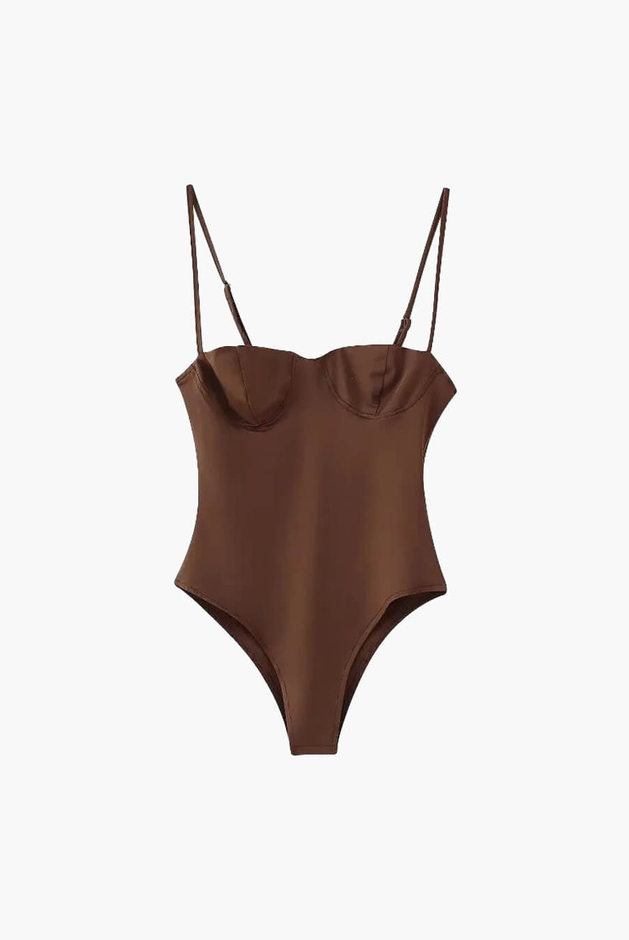 ZEYA - Rina Satin Camisole Bodysuit