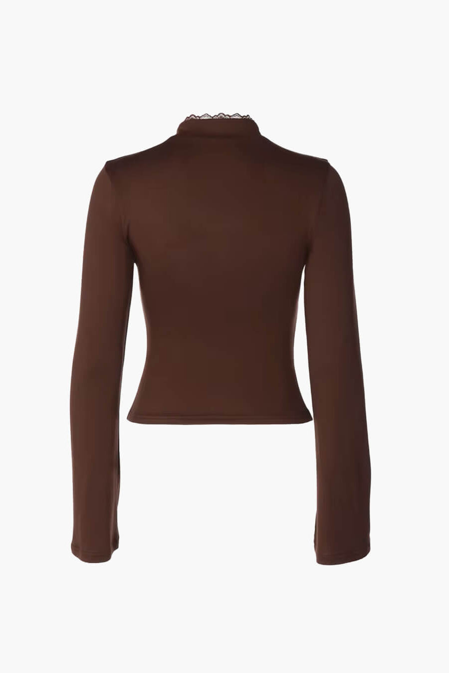 ZEYA - Rose High Neck Keyhole Blouse