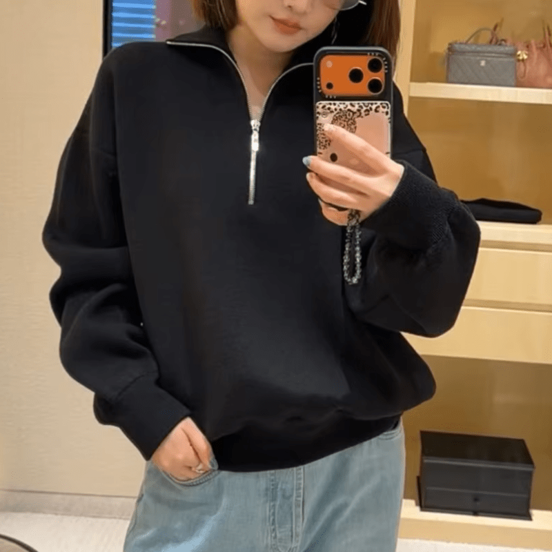 ZEYA - Sabrina Half-Zip Knit Sweater