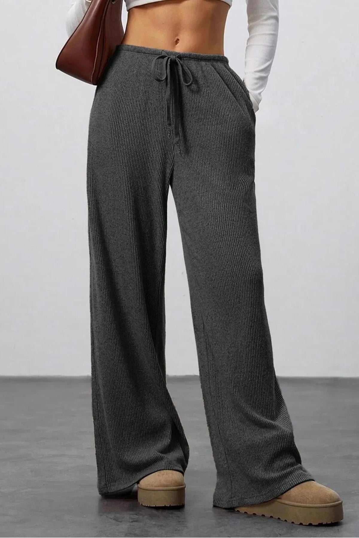 ZEYA - Samantha Wide Leg Knit Pants