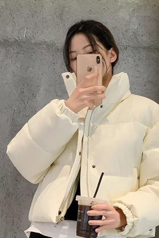 ZEYA - Sammy Faux Leather Puffer Jacket