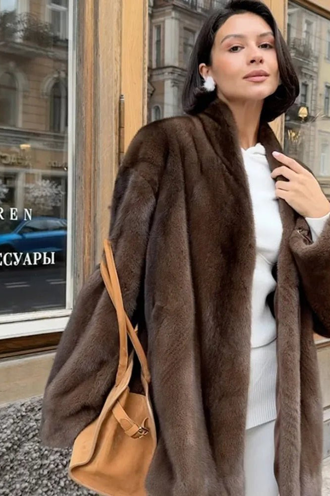 ZEYA - Seve Belted Faux Fur Jacket