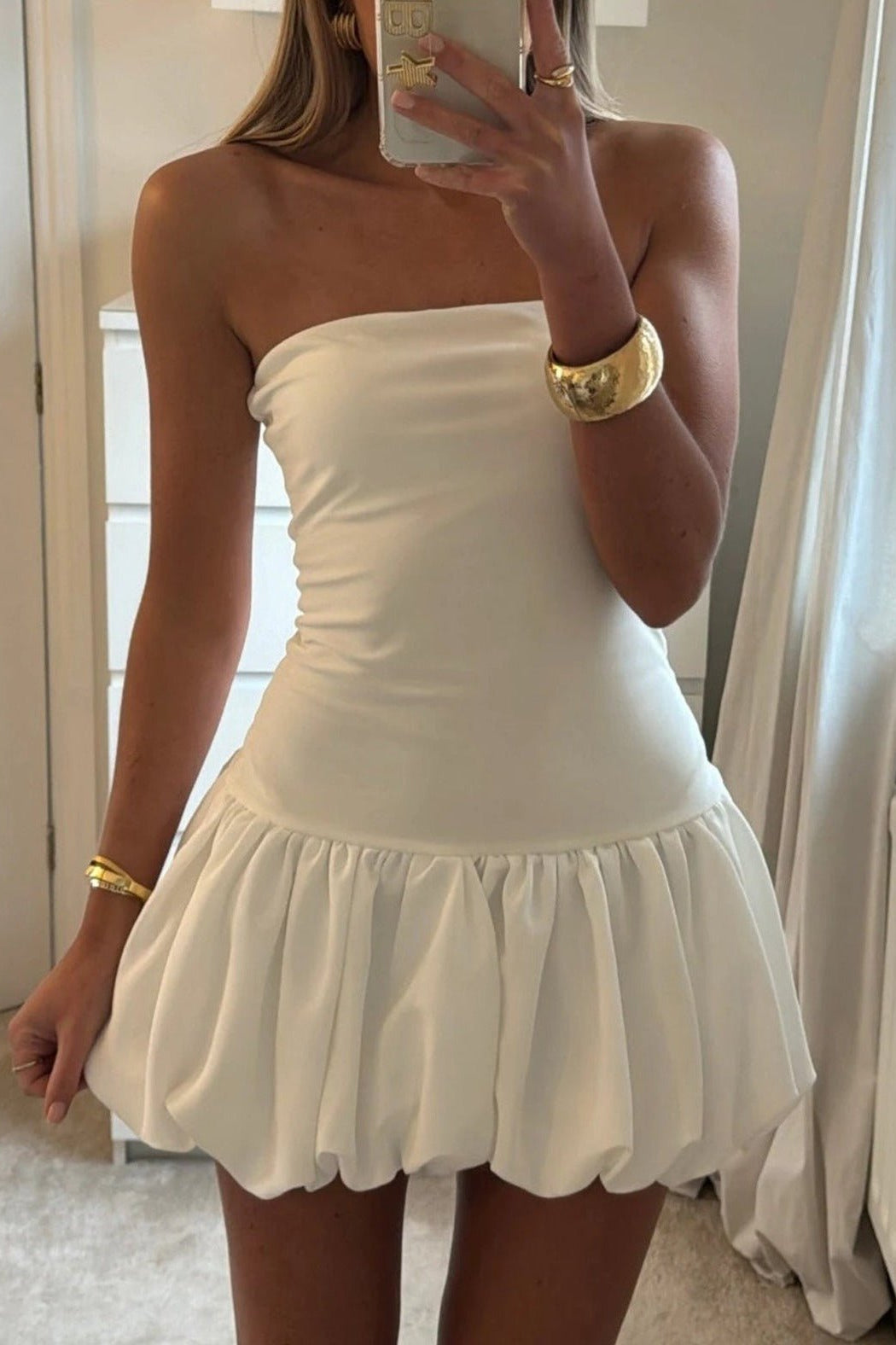 ZEYA - Sienna Drop-Waist Bubble-Hem Dress